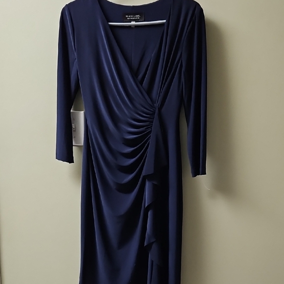 Black Label Rouched Dress - Picture 1 of 4